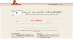 Desktop Screenshot of myminiauction.com